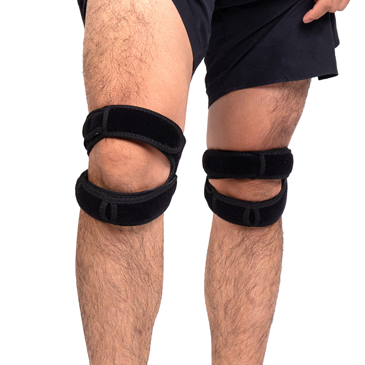 Anti-slip Adjustable Double Compression Knee Brace