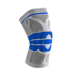 OEM manufacturer Knee Brace For Skiing - Knitted Nylon Compression Knee Support Sleeve With Silicone – Senyu