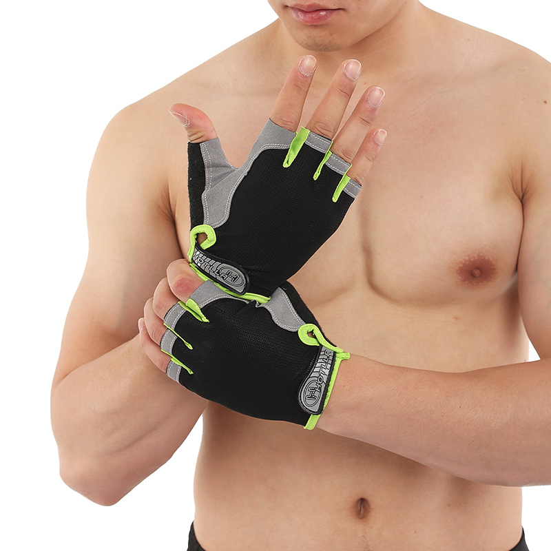 Custom Breathable Gym Half Finger Sports Gloves