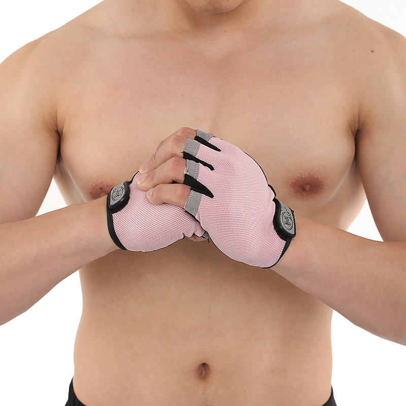 Custom Breathable Gym Half Finger Sports Gloves