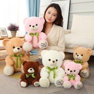 Rekaan Kreatif Kawaii Stuffed Animals Small Teddy Bears Secara Pukal Untuk Hari Valentine dan Hari Ibu
