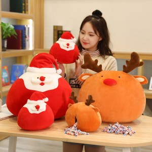 New Year Plush Toy Santa Cluse Snowman Christmas Decoration Hand Warmers Chinese Supplier