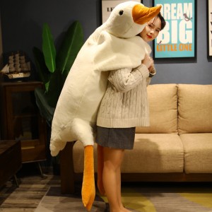 Tiktok Hot Sell Creative Giant Goose Plush Toy Untuk Hadiah Tidur Bayi