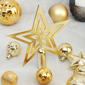 I più populari Personalizzati Decorativi Diversi Culori Plastica Balli di Natale Ornamenti Pendenti di l'arburu di Natale Regali di Capu d'annu
