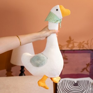 Funny Electric Plush Goose Goyang Obah Neck Interaktif Toy Dolls Gifts Kanggo Kids