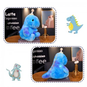 Wholesale Adorable LED Lighting Dinosaur Glowing Soft Plush Dinosaur Stuffed Toy For Kids