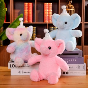 High Quality Plush Toy DUXERIT Glow Stuffed Elephantus Plush Cervical pro Kids