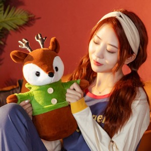 Creative Venerandum Plush Stuffed Santa Snowman Elk Toy Doll tribuisti pro Liberi