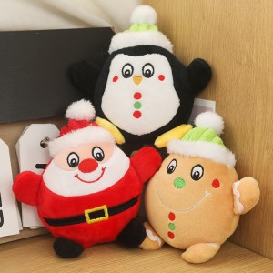 Tovární cena Měkké pískací panenky Vánoční hračka žvýkací hračka pro mazlíčky na hraní