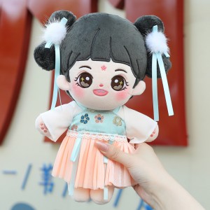 Moda maxsus tayyorlangan multfilm peluş qo'g'irchoqlar Kpop Korean Plushies Idol Doll sovg'alari