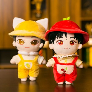 Custom Creative 20cm Plush Clothes Plush Anime Characters 20cm Kpop Doll With Suit