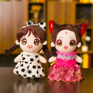 Boneca criativa personalizada de 20cm de pelúcia, personagens de anime de pelúcia, 20cm, boneca kpop com terno