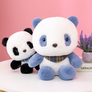 Manaia Fou Stuffed Soft Plush Panda Stuffed Toy fusifusia Animal Panda Pillow Mo Meaalofa Aso Fanau