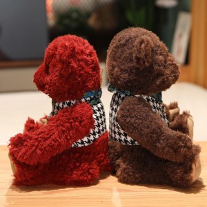 Jualan Panas EN71 Bulk Stuffed Teddy Bears Plush Toys Bantal Logo Tersuai Untuk Kekasih Anda