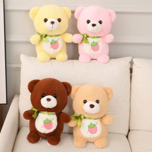 ဇိမ်ရှိ Amazon လူကြိုက်များသော Plush အရုပ်အရုပ်ခေါင်းအုံး မိန်းကလေးများအတွက် စိတ်ကြိုက်ပြုလုပ်ထားသော တိရိစ္ဆာန်များ Teddy Bear