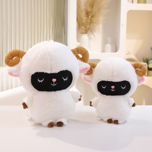 အရောင်းရဆုံး ချစ်စရာ Plush Couple Sheep Stuffed Animal Soft Sheep Stuffed Lamb