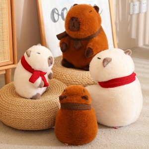 Sabuwar Ƙirƙirar Ƙarfafa Capybara Toys Kawaii Cikakkiyar Capybara Don Kyautar Yara