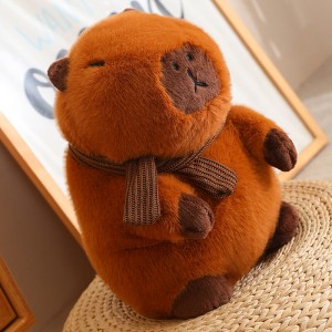 Нов подарок за креативни кадифен Capybara Toys Kawaii Полнети Capybara за деца