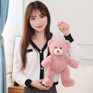တီထွင်ဖန်တီးထားသော တိရိစ္ဆာန်များ Soft Plush Teddy Bear built-in Particle Bear Plush ခေါင်းအုံး