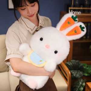 Super Cute Stuffed Carrot Rabbit Plush Toy Rabbit Stuffed Bunny Toy