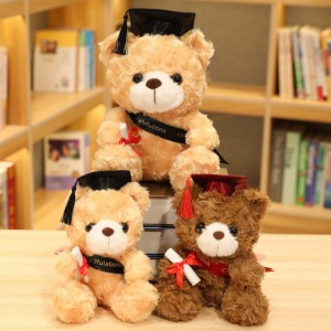Top Selling Small Teddy Bears In Bulk Amuseable Cuddle Plush Graduation Teddy Bear For Class Graduation Students