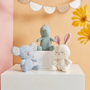 Velkoobchodní ručně vyráběná háčkovaná panenka Amigurumi ze 100% bavlny, háčkovaná hračka pro miminka jako dárky k narozeninám