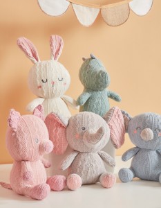 Borong Buatan Tangan Amigurumi Crochet Doll 100% Cotton Crocheted Toy Untuk Hadiah Hari Lahir Bayi