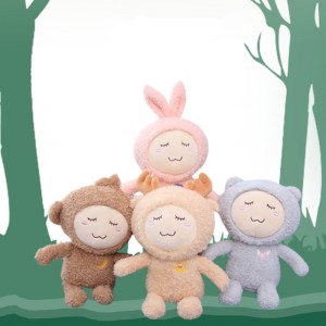 7ʺ 10ʺ Custom Hot Selling Fashion Cute Plush Monkey Rabbit Bear Deer Plush Pillow Promotional Gifts