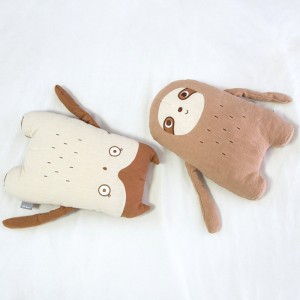 CE Ramie Rabbit Sloth Penguin Owl Stuffed Animal Soft Toy Pillow For Summer Gifts