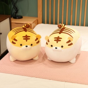 OEM Cute Wholesale Stuffed Animal Tiger Soft Pillow Toy