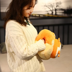 Ambongadiny Camera Stuffed Toy Animal Plush Hand Warmer Pillow