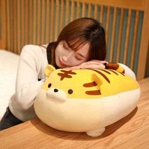 OEM Cute Wholesale Cute Animal Tiger Soft Pillow Toy