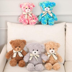 Decorative Home Colorful Rendered Plush Bears Wholesale Cheap Cuddly Toys Plush Teddy Bear For Kid