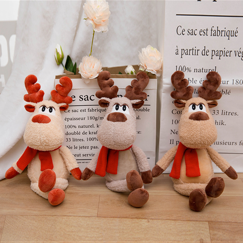 Christmas Elk Doll Christmas Deer Xmas Reindeer Stuffed Moose For Girlfriend Gifts Featured Image