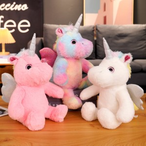 Hot Sell Luminous Unicorn Plush Toys Colorful LED Light Unicorn Gifts For Christmas Birthday