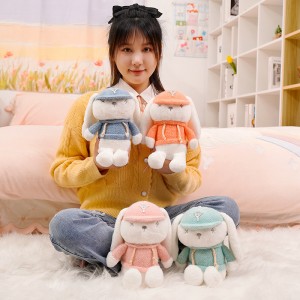 Lovely Super Soft Custom Logo Cotton Doll With Handmade Clothes Kpop Doll For Birthday Gifts