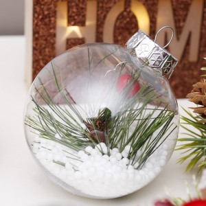 Factory Wholesale Promotional Unique Plant Series Christmas Ball Ornaments Bulk For Decoration And Gifts