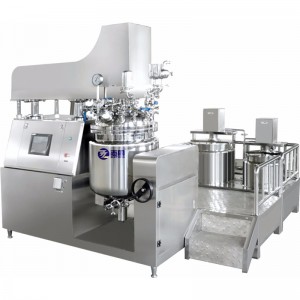 misturador de creme homogeneizador a vácuo com pré-misturador | Máquinas para cosméticos