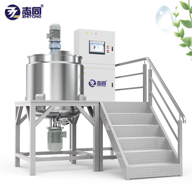 Double Jacket Heated CE Certificated Automatic Shampoo Mixing Liquid Emulsifying Tank Machinery