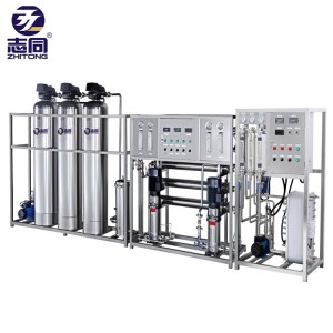 آلة إنتاج المياه النقية من الفولاذ المقاوم للصدأ الصناعية RO