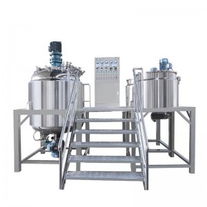 Manufacturer of Small Soap Mixer Machine - Fixed type vacuum homogenizer cosmetic mixer machine – ZhiTong