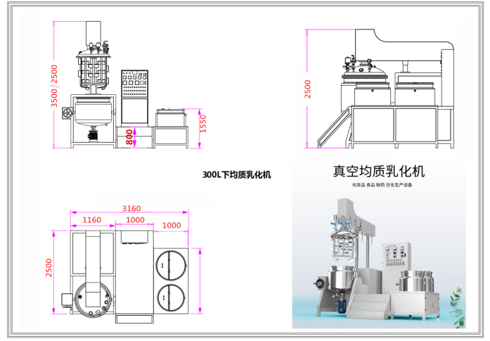 What is a Cosmetics Vacuum Emulsifying Mixer?