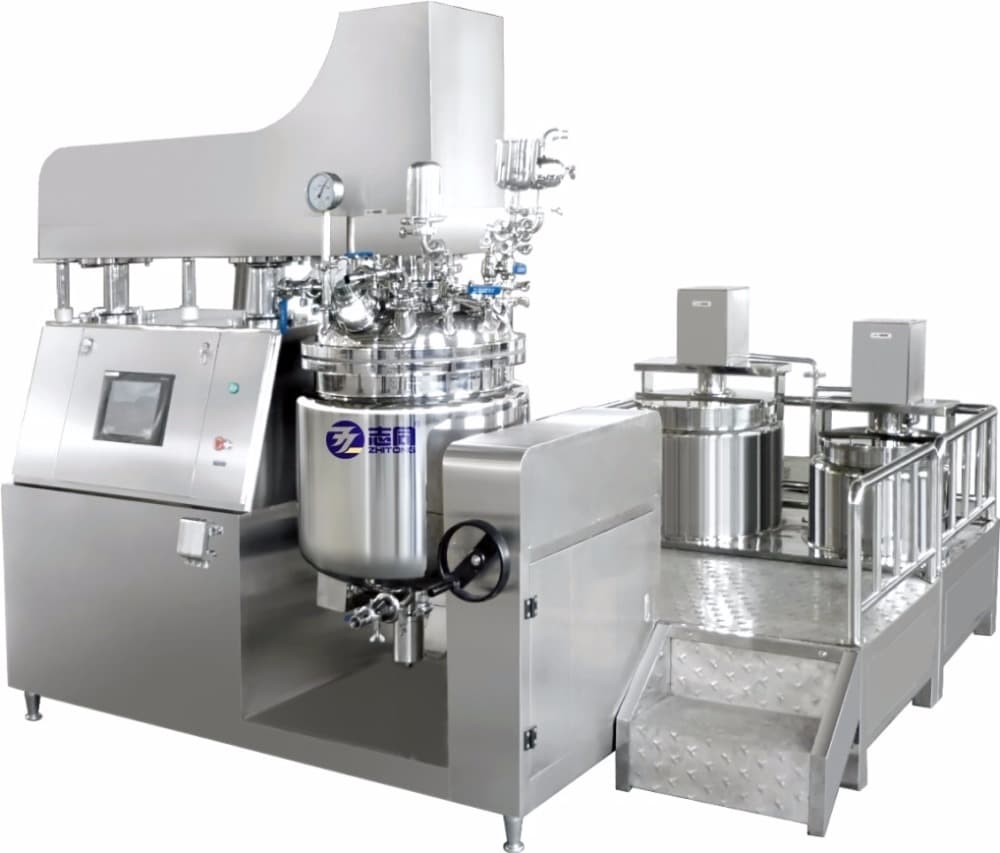 what is a vacuum emulsifying mixer？