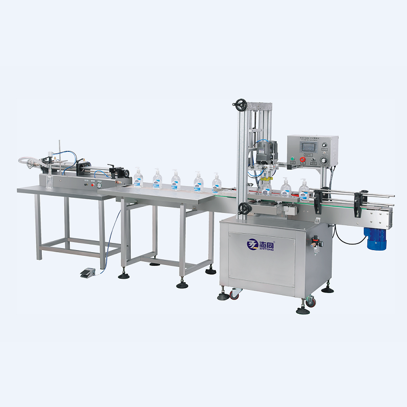 What is the working principle of the filling and sealing machine?