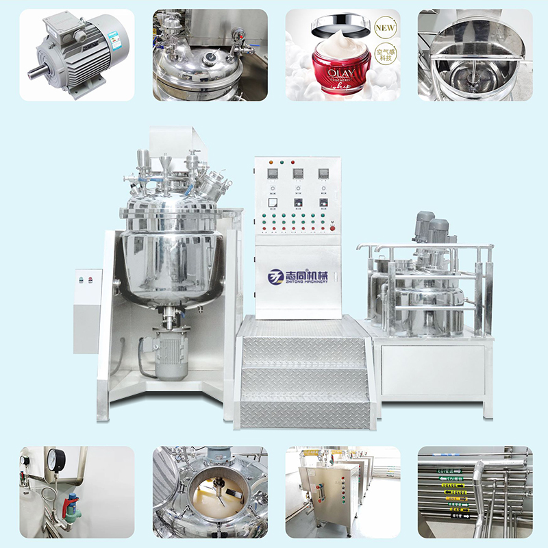 what is a cosmetics vacuum emulsifying mixer?