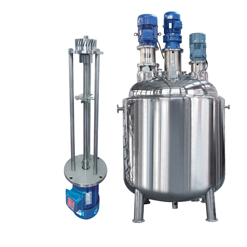 Hot New Products Homogenizer For Cosmetics - Mixing tanks stainless steel jacketed mixing tank with agitator|Liquid Mixer – ZhiTong