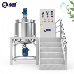500L Liquid Detergent Shampoo Liquids Manufacturing Liquid Homogenizer Emulsifying Mixer Tank Blender with CE GMP Standard