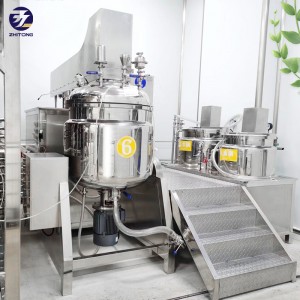 Cream Cosmetics Production Line Machinery Equipment Vacuum Homogenizing Emulsifier