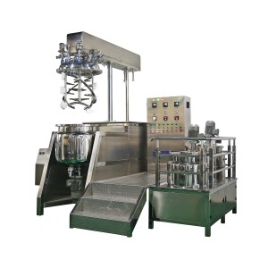 Máquina mezcladora de emulsión de cilindro hidráulico I Emulsionante cosmético