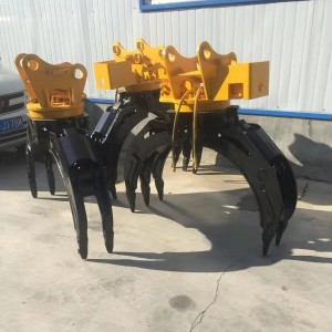 factory low price Excavator 360 Degree Rotary Hydraulic Grapple From Bonovo